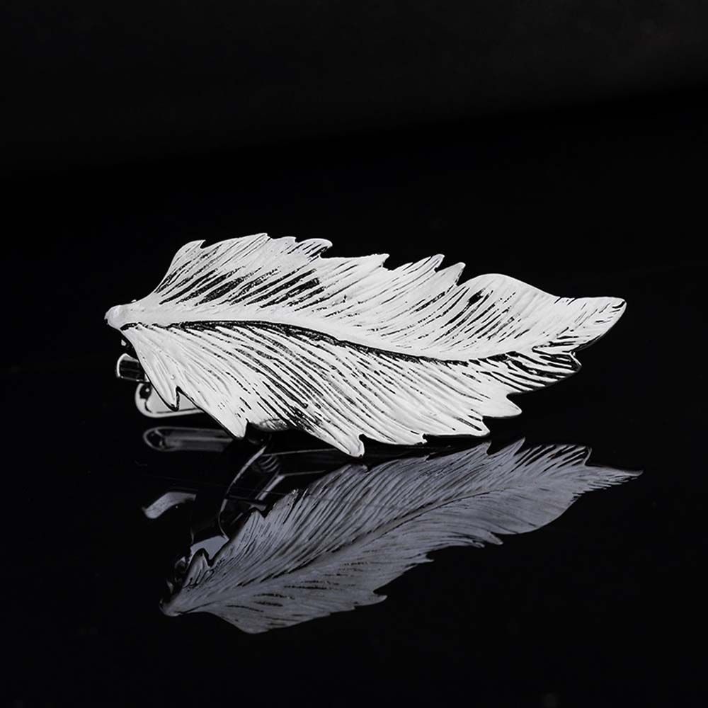 Tie Clip Silver - Creative Charm 1 Piece Wedding Silver