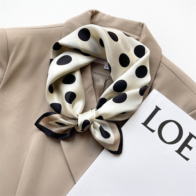 Ascot Neck Scarf - 2024 New Pure Silk Scarf Small
