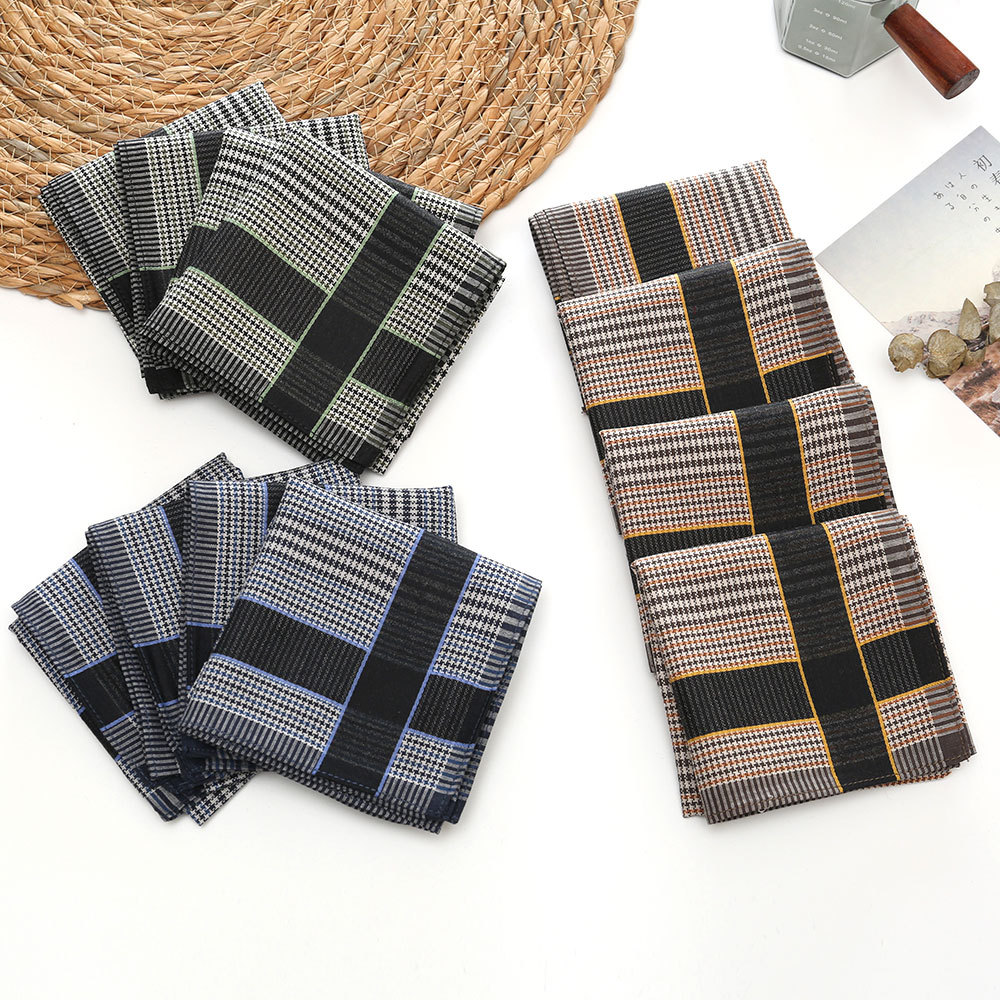 3/6/12 Pcs Men's Pure Cotton H - Handkerchief Cotton Men 评论和价格