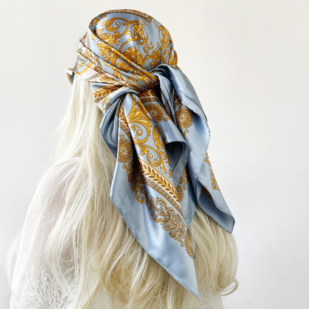 Silk Shawl Satin Square Scarf  - Silk Neck Scarf 评论和价格