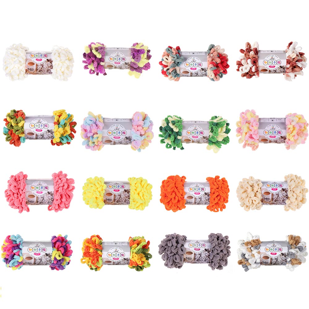 100g/Roll Finger Loop Yarn Thr - Woven Scarf Blanket 评论和价格