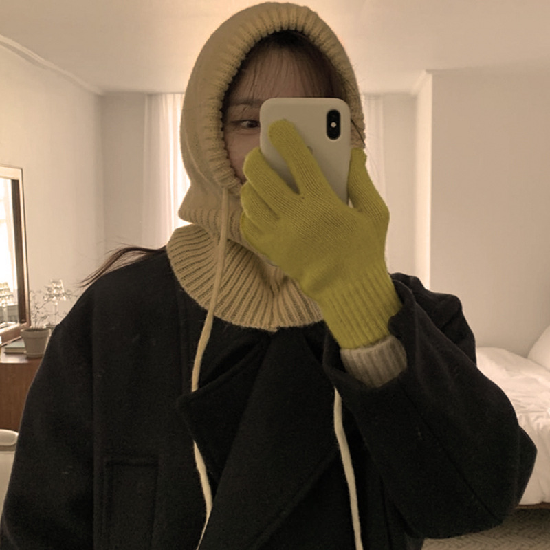 Knitted Hooded Infinity Scarf  - Infinity Scarf Knit 评论和价格
