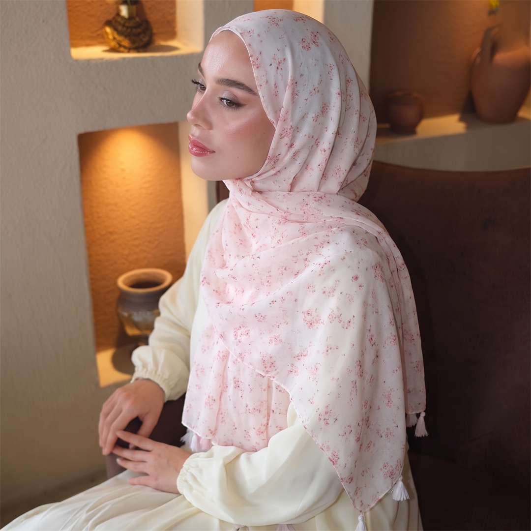 Fashion Women Tassel Hijab Sof - Face Scarf Mask 评论和价格