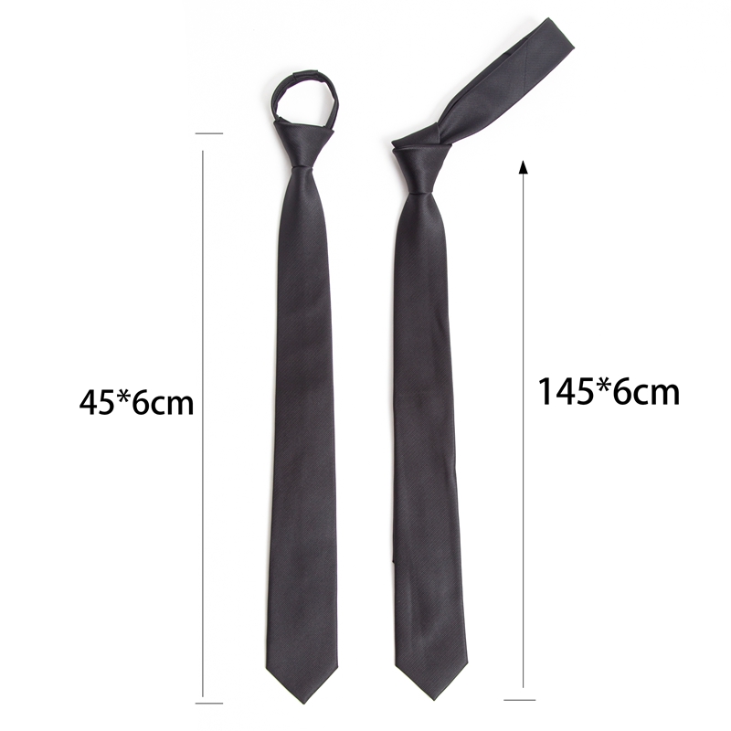 Black Colors Zipper Tie Handma - Skinny Tie Men 评论和价格
