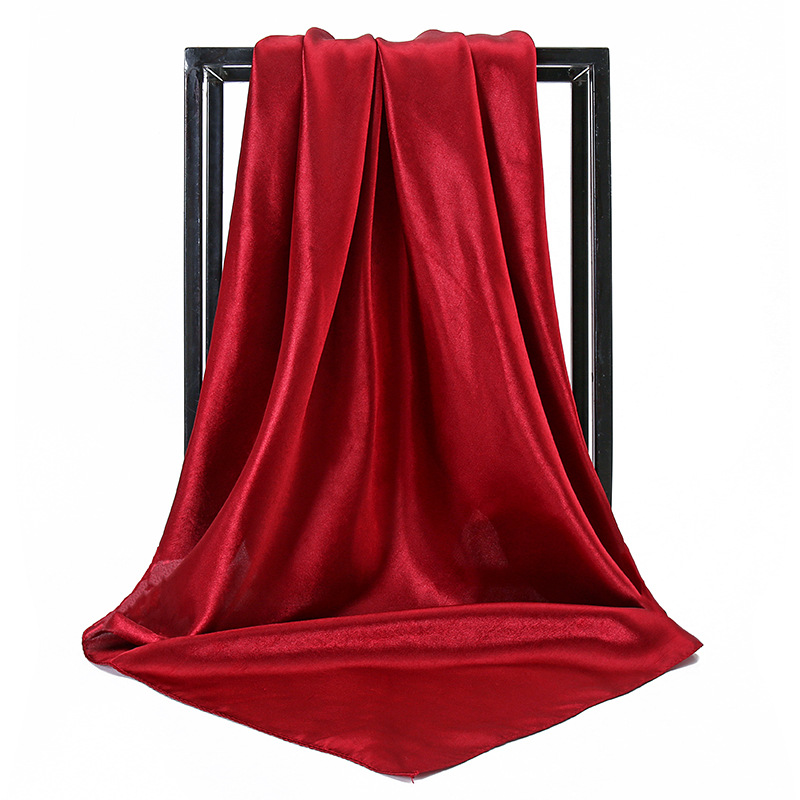 Women Fashion 90*90cm Autumn S - Scarf Silk Square 评论和价格