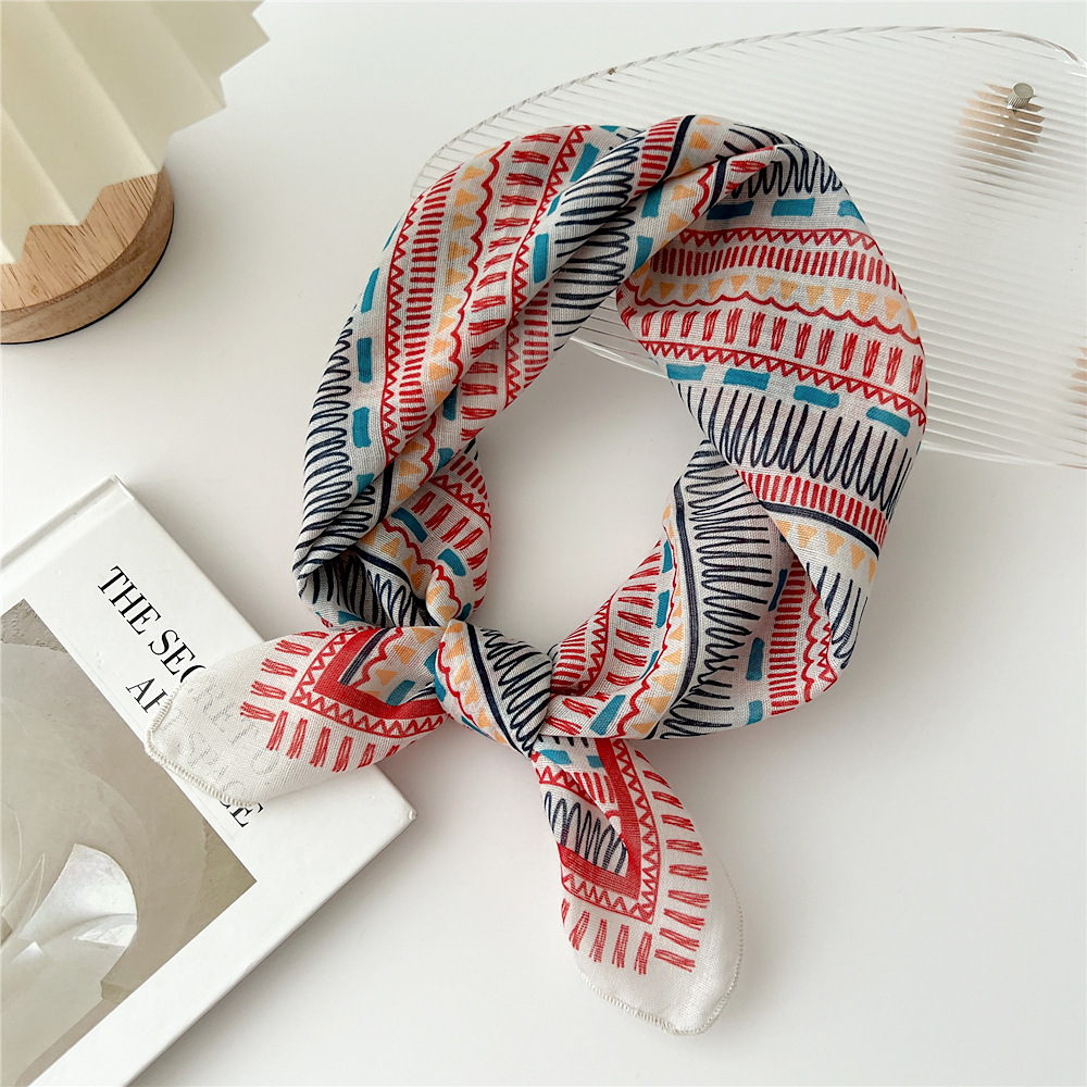 Fashion Cotton Scarf Women Flo - Bandana Cotton 评论和价格