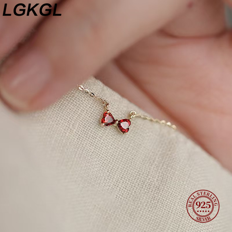 LGKGL Korean Sweet 5A Zircon B - Tie Clip Silver 评论和价格