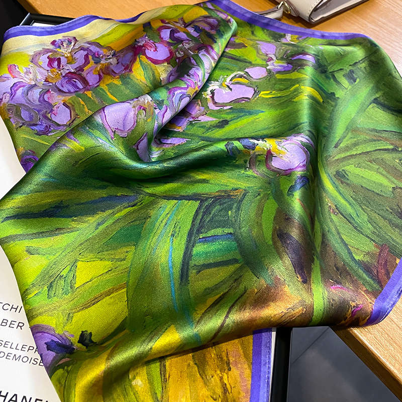 New 2023 Real Silk Hair Scarf  - Ascot Neck Scarf 评论和价格