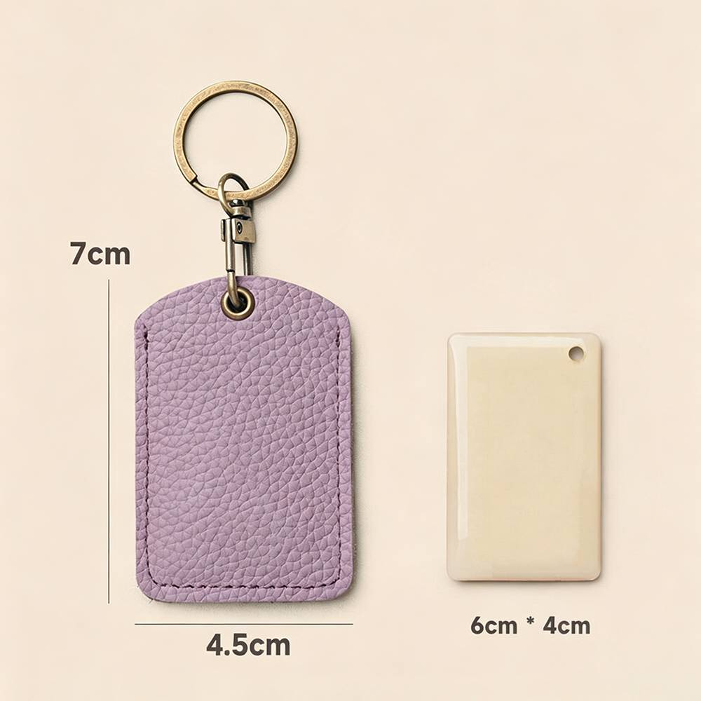 Leather Keychain Badge Holder  - Lanyard Badge Holder 评论和价格