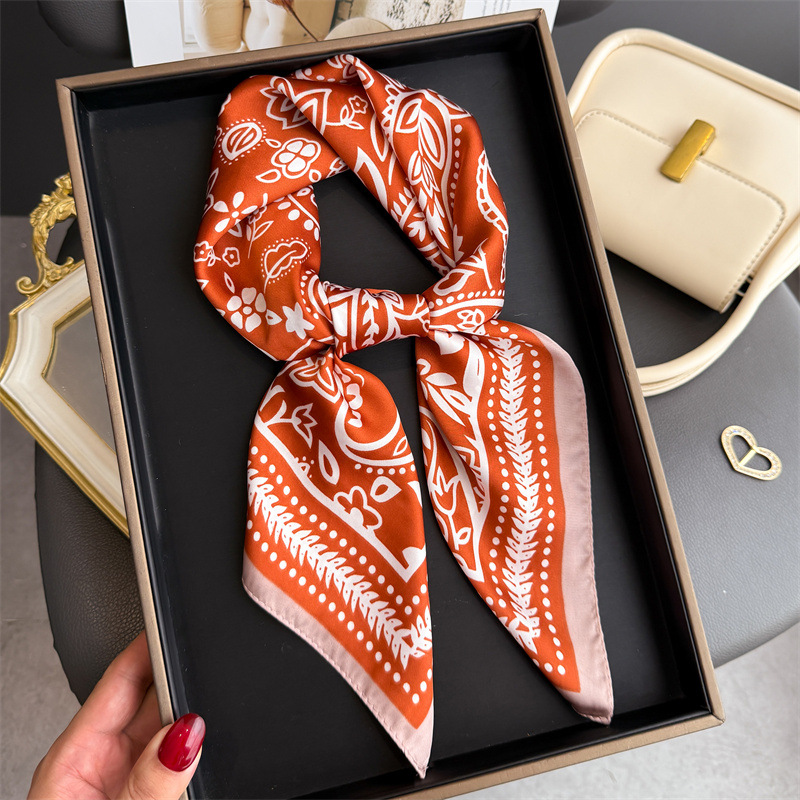 1Pc cashew print fashion silk  - Silk Neck Scarf 评论和价格