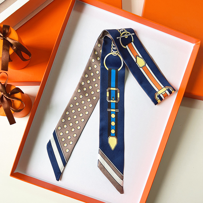 Women Scarf Skinny Silk Scarf  - Face Scarf Mask 评论和价格
