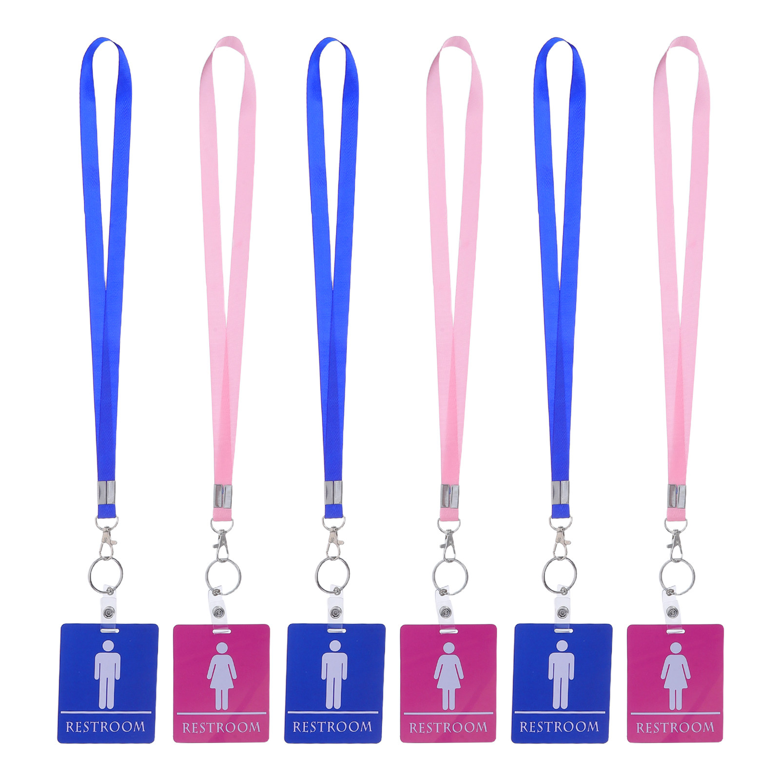 6 Pcs Bathroom Access Badge Ha - Lanyard Badge Holder 评论和价格