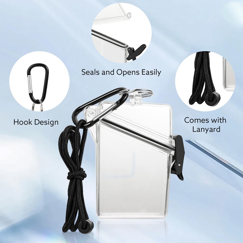 5 Pack Waterproof ID Badge Hol - Lanyard Badge Holder 评论和价格