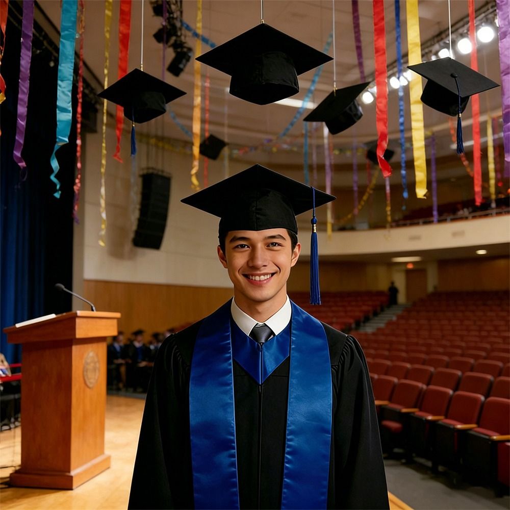 Solid Color Graduation Season  - Stole Wedding Shawl 评论和价格