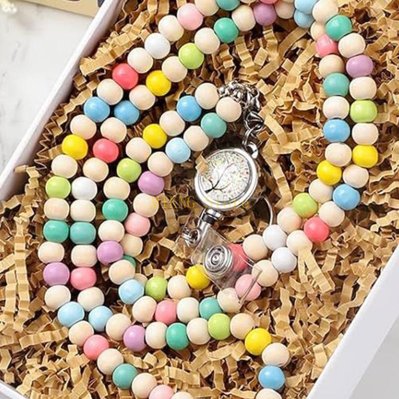 Clear Card Holder and Beaded L - Lanyard Badge Holder 评论和价格