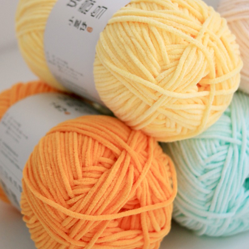 50g/Roll 3mm Thin Chenille Yar - Woven Scarf Blanket 评论和价格
