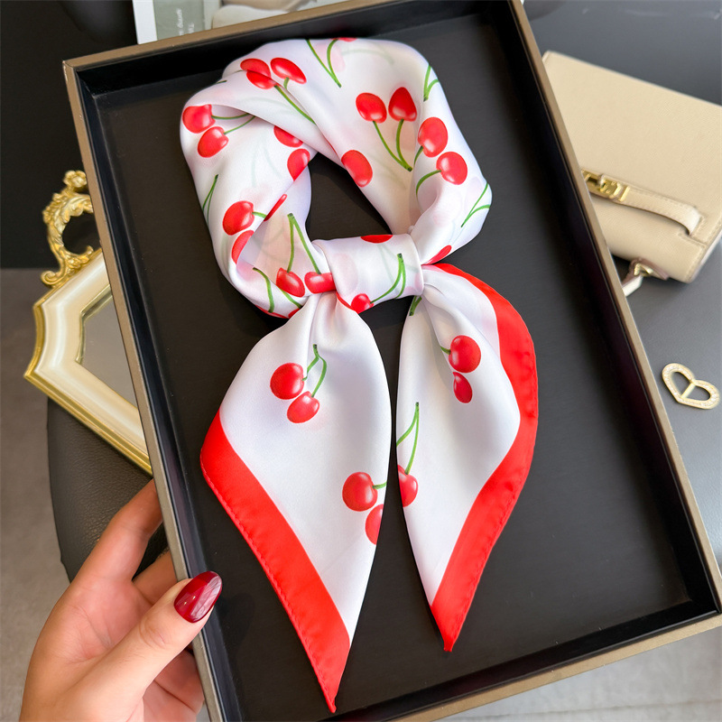 Luxury Square Satin Scarf Wome - Head Wrap Turban 评论和价格